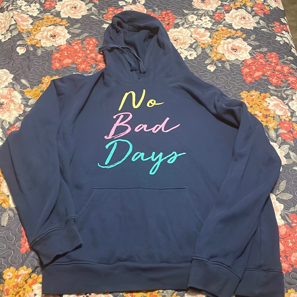 Blue sweatshirt